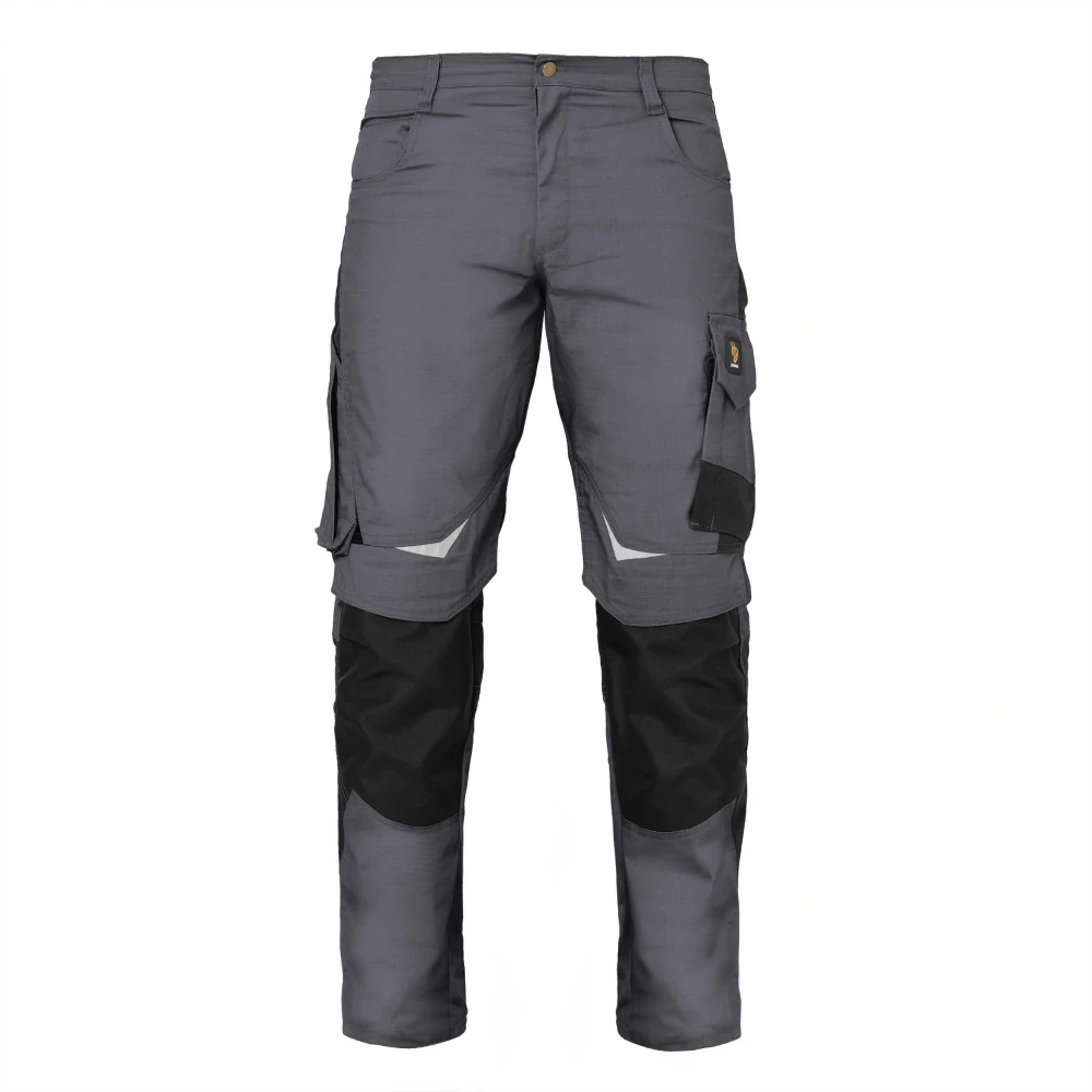 Nohavice HELICON sivé do pása
