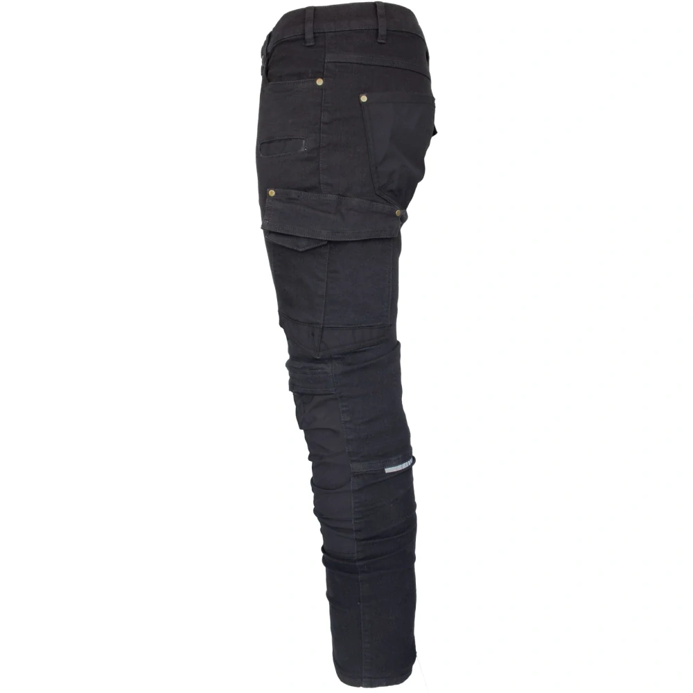 Nohavice JEANS BLACK