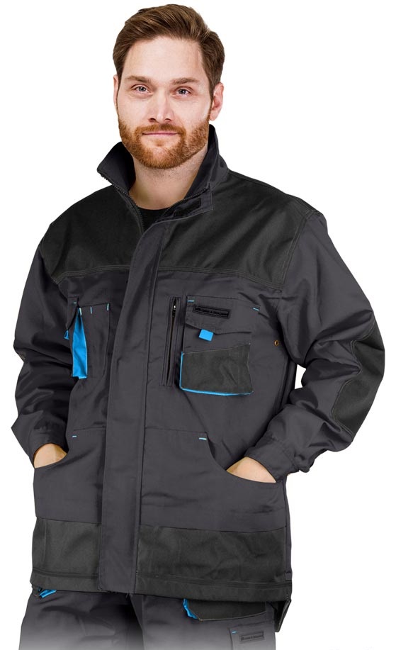 Blúza FORMEN sivo-modrá