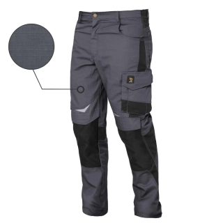 Nohavice HELICON sivé do pása