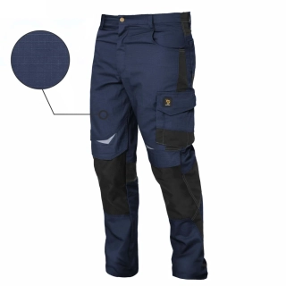 Nohavice HELICON navy do pása