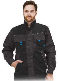 Blúza FORMEN sivo-modrá