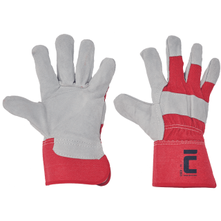 Kombinované rukavice EIDER červené - 11